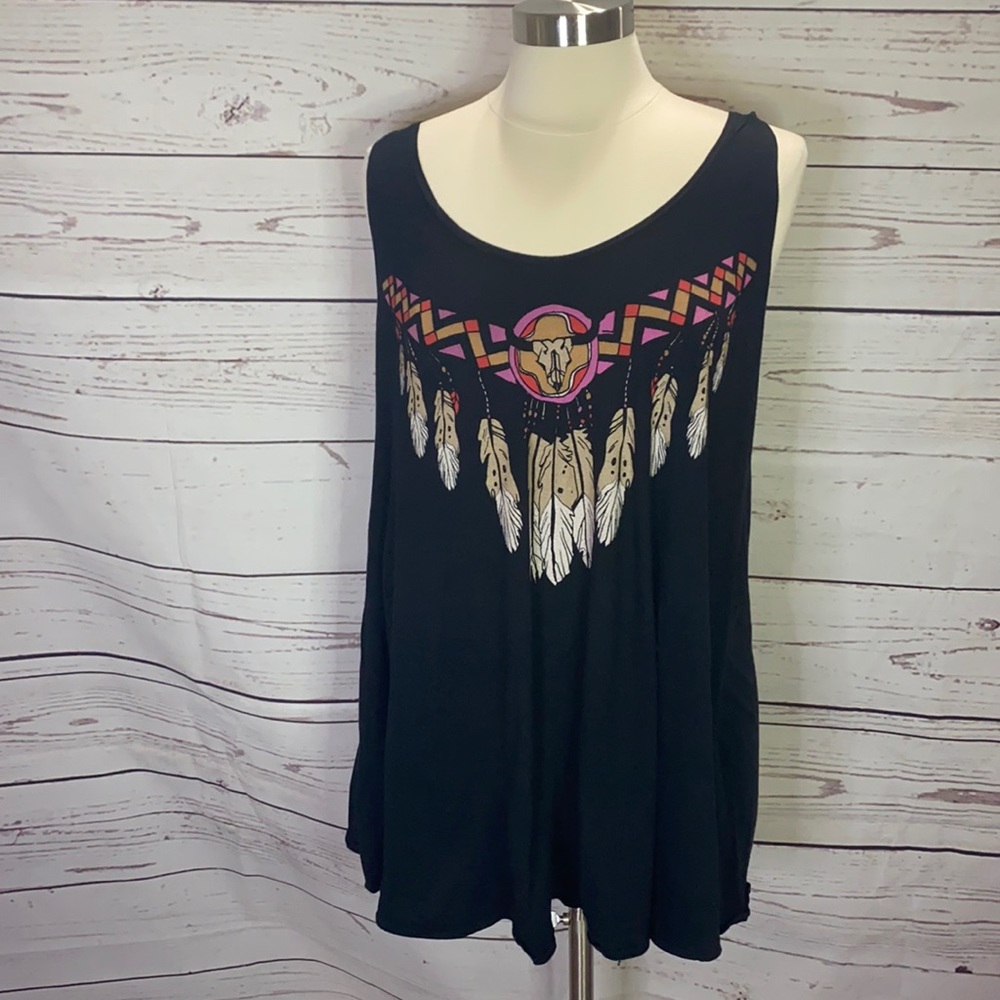 Wildfox tank feathers